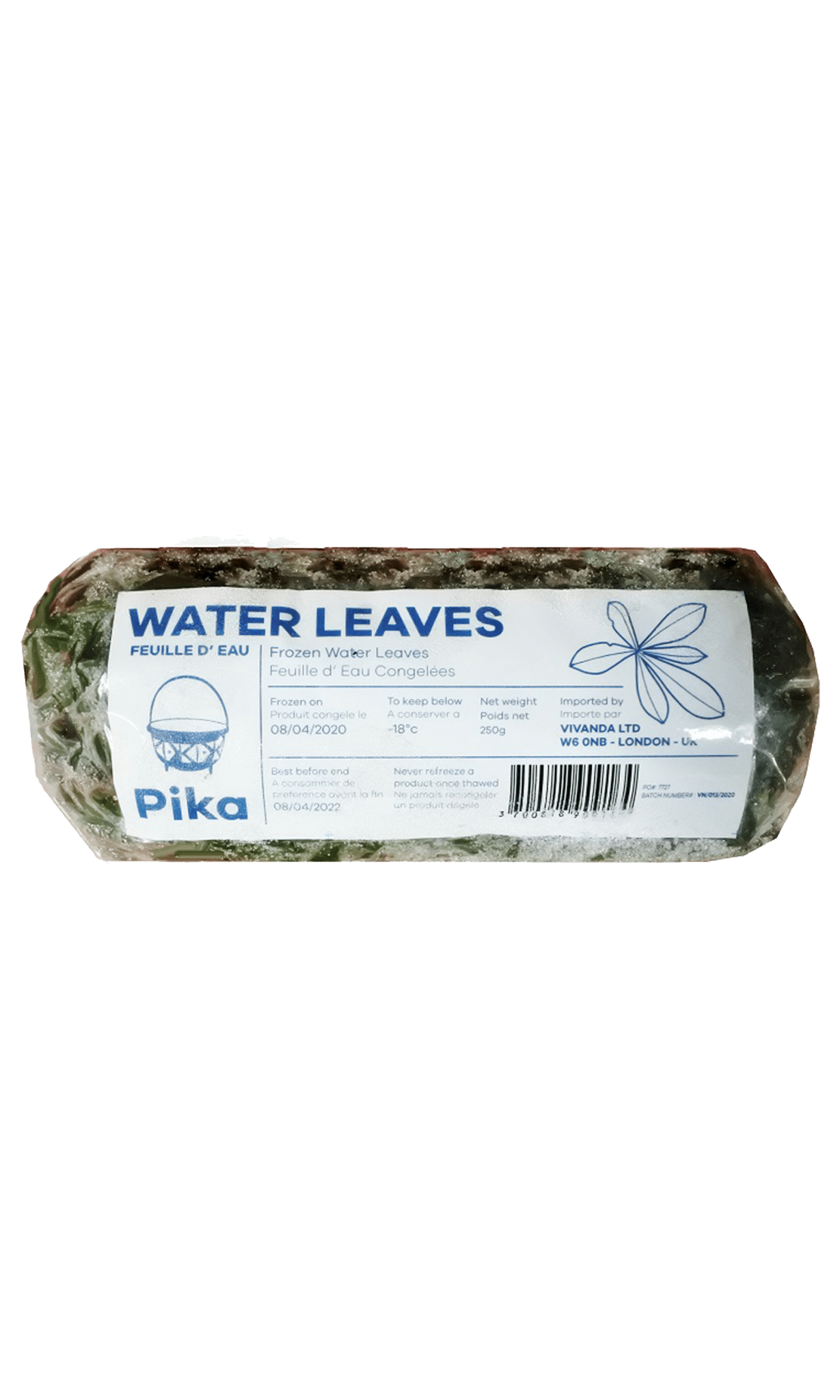 Pika Frozen Water Leaves (Frozen) – Jumbo UK Ltd.